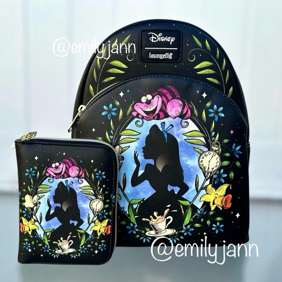 Alice in Wonderland♠️Backpack Set - Picture 1 of 15